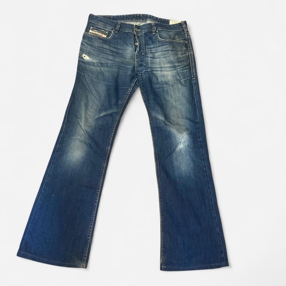 Diesel Bootcut Jeans in Deep Blue
